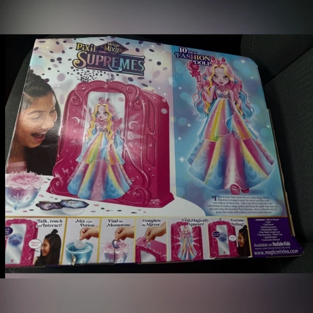 Pixie Supremes Magic mixie Mirror with Doll - Picture 2 of 2